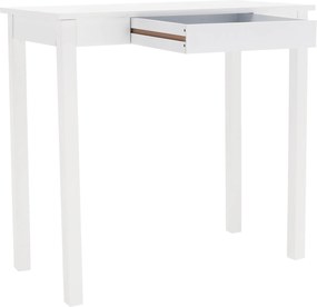 Konzolasztal, fehér, AMYNTAS