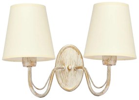 Fali lámpa MALBO 2xE27/15W/230V bézs