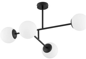 Felületre szerelhető csillár DILON 4xE14/10W/230V fekete