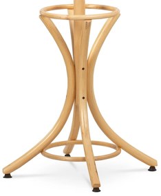 Masszív fa fogas, natúr, 186 cm