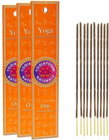 YogaOm füstölő benzoe-val natúr, kézzel készített 10 db