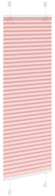 pliszírozott redőny rózsaszín 45x150 cm szövetszélesség 44,4 cm