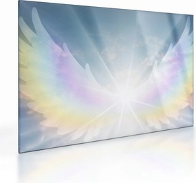 Kép - angyali aura (üvegen) (70x50 cm)