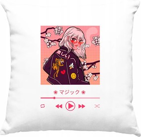 Anime párna Lány Divatos 7 Fehér