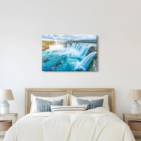 Kép - Godafoss vízesés (90x60 cm)