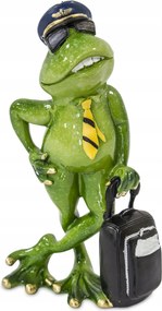Pilot Béka Figura bőrönddel