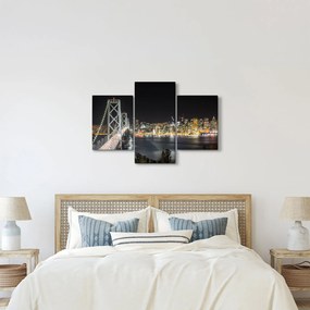 A Brooklyn-híd és a New York-i kép (90x60 cm)