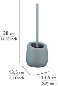 WENKO 23650100 - BADI WC-kefe, 13,5 x 38 cm, szürke