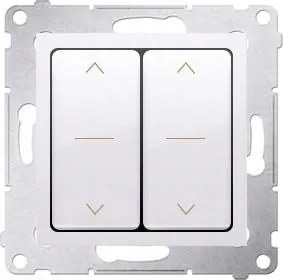 Redőnykapcsoló kettős redőnykapcsoló Kontakt Simon 54 DZW2.01/1