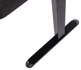 VELSEN íróasztal elektromos magasságállítással, vezérlőpanellel 120x60 cm fekete