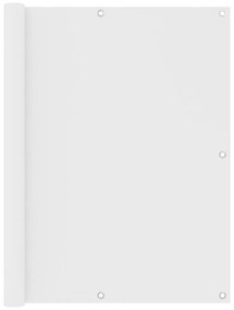 fehér oxford-szövet erkélyparaván 120 x 300 cm