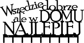 Mindenhol jó #2 Fekete Ruhaakasztó 60cm