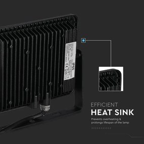 LED Reflektor SAMSUNG CHIP LED/50W/230V 6500K IP65 fekete