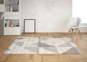 Milano Proma háromszög mintás szőnyeg (Beige) 80x150