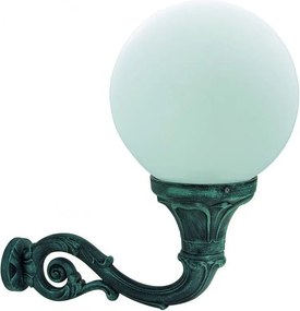 NOVOLUX 057B-G05X1A-02 INDURA GLOBO Klasszikus Kültéri Fali Lámpa Fehér, Fekete E27 IP65