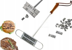 Bbq Bélyegző hamburger húsok jelöléséhez Kütyü