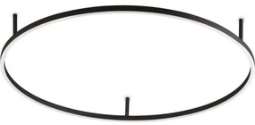 Ideal Lux - LED Mennyezeti lámpa ORACLE S LED/53W/230V 2700K átm. 90 cm fekete