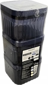 Smukee Ételtároló Készlet Dombornyomott fogantyúval 3x350ml Sötétkék