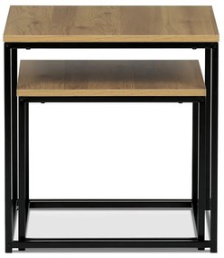 Dohányzóasztal 50×50 cm, MDF, Vad Tölgy. AF-076 OAK