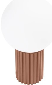 Sollux SL.1736 - Asztali lámpa HALO 1xG9/8W/230V átm. 12 cm barna