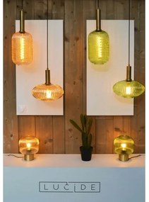 Lucide 45586/20/33 - Asztali lámpa MALOTO 1xE27/40W/230V zöld/arany