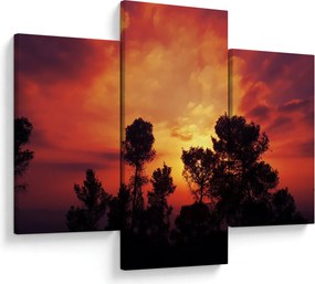 Naplemente képe (90x60 cm)