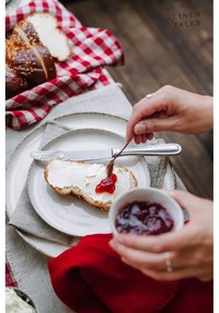Len konyharuha 45x65 cm Red Gingham – Linen Tales