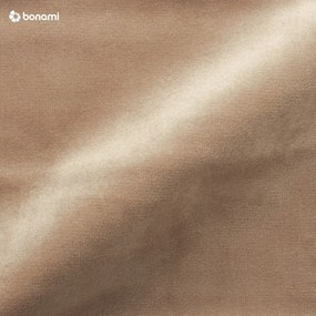 Bali bézs bársony sarokkanapé, bal oldali - Cosmopolitan Design