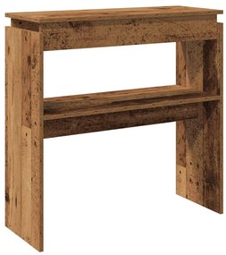 szürke sonoma szerelt fa tálalóasztal 80 x 30 x 80 cm