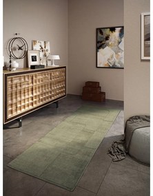 Zöld kézi szövésű gyapjú futószőnyeg 80x250 cm Charlotte – Villeroy&amp;Boch