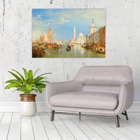 Kép - Joseph Mallord William Turner, Venice the Dogana and San Giorgio Maggiore, reprodukciók (90x60 cm)