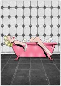 Poszterek 70x100 Marylin Monroe a kádban
