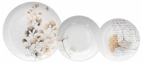 Virágos 18 részes porcelán étkészlet Tognana Poesia