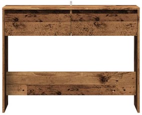 szürke sonoma szerelt fa tálalóasztal 100x35x76,5 cm