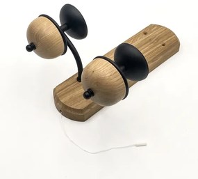 Brilagi - LED Fali lámpa COTTAGE 2xG9/40W/230V tölgy/fehér