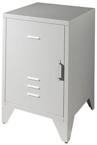 Szürke fém éjjeliszekrény Bronxx - Vipack