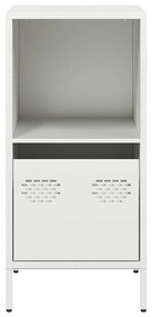 fehér hidegen hengerelt acél tálalószekrény 35x39x73,5 cm