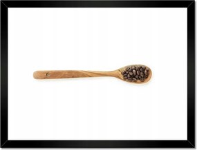 Poszterek keretben 40x30 Natúr kávé szemes