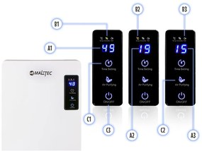 MalTec DH-2200 elektromos páramentesítő - fehér