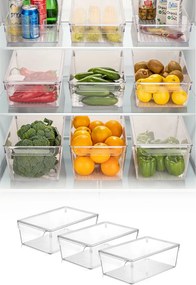 Ételtároló dobozok hűtőbe 3 db