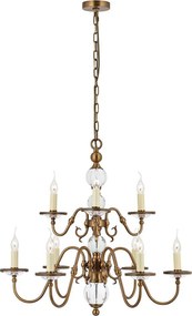 Endon TILBURG CA20P9B Csillár 9x40W/E14