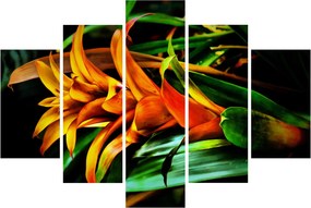 Narancssárga csokor képe (150x105 cm)