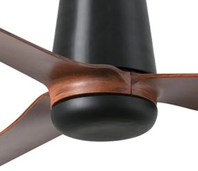 FARO 33831WT - Mennyezeti ventilátor PUNT TUB M barna/fekete átm. 132 cm WT + távirányító