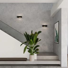 Sollux SL.1189 - TONI fali lámpa 1xG9/8W/230V fekete