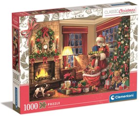 Karácsonyi Santa's Gift 1000 db-os puzzle Clementoni