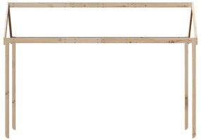 tömör fenyőfa gyerekágytető 217 x 95,5 x 159 cm