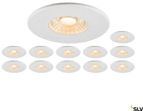 SLV UNIVERSAL DOWNLIGHT 1007272 Beépíthető spotlámpa 1x8W/LED 2700K|3000K|4000K|6500K 560lm|610lm|680lm|640lm ip20_ip65