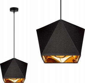 Mennyezeti Lámpa Lógó Csillár Szimpla Gyémánt Arany Közép Led