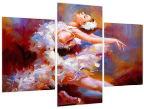 Kép - Balerina, festmény (90x60 cm)