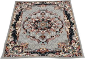 Perzsa szőnyeg szürke Tabriz 80x120 minőségi akril szőnyeg